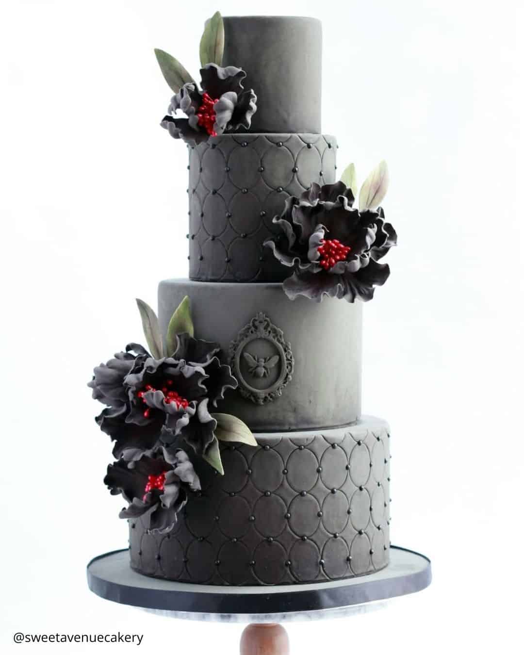 tier Fall Wedding Cakes