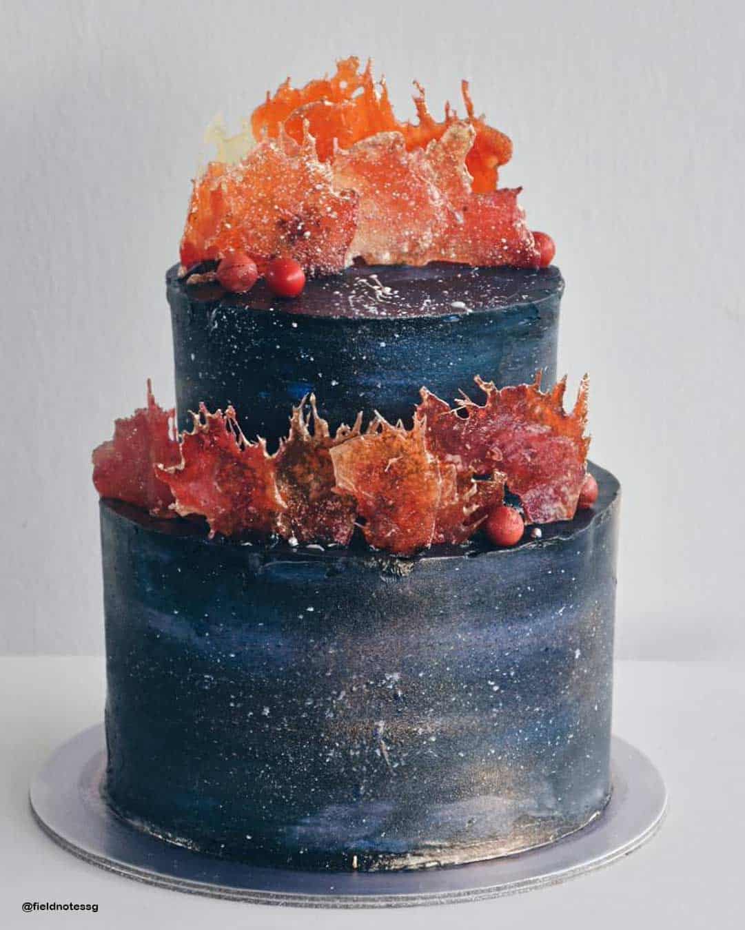 tier Fall Wedding Cakes