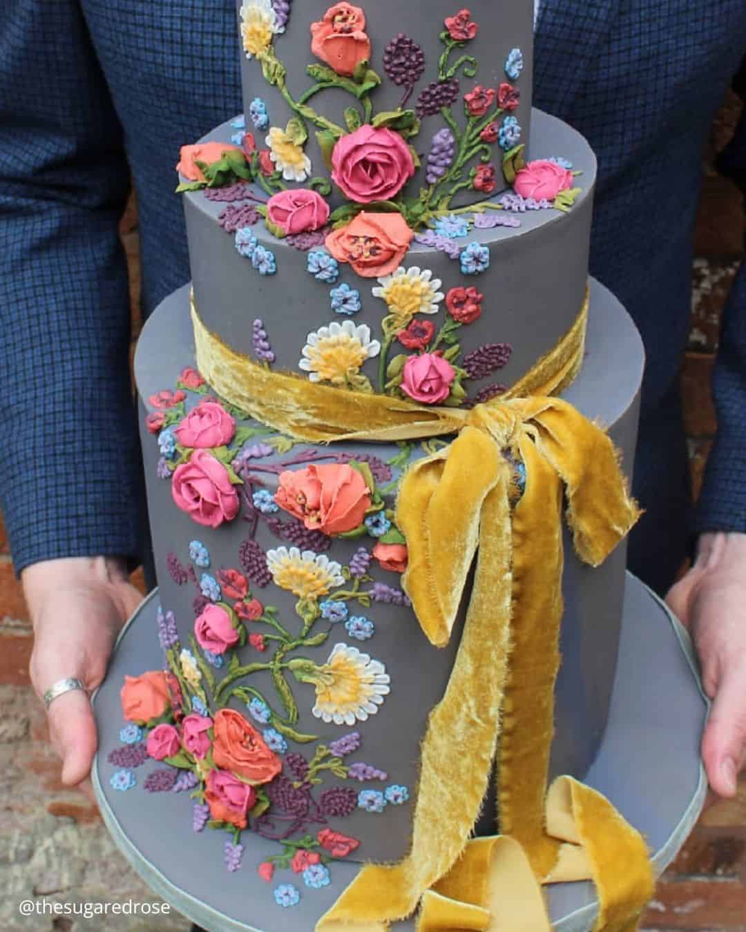Wedding Cake Ideas With Flowers