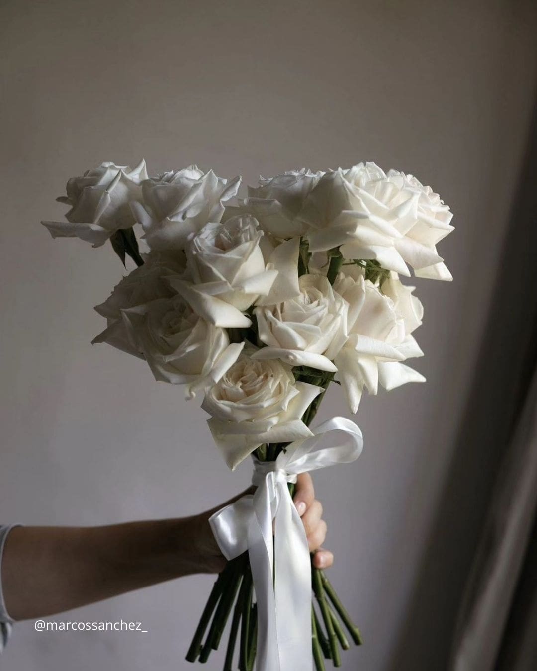 Blue Winter Wedding Bouquets