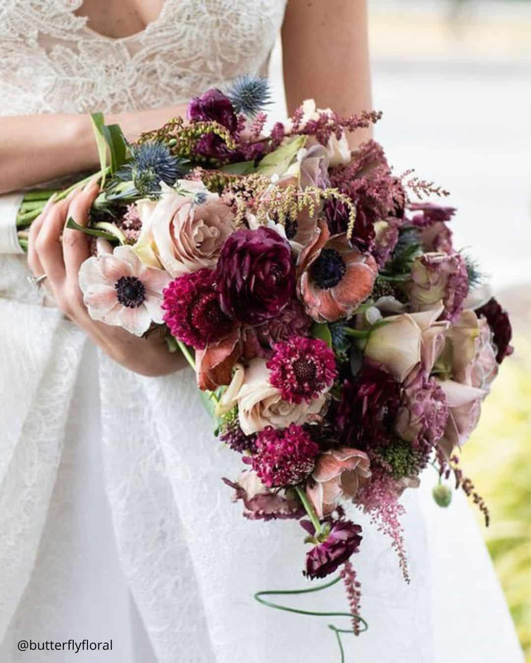 Rustic Winter Wedding Bouquets