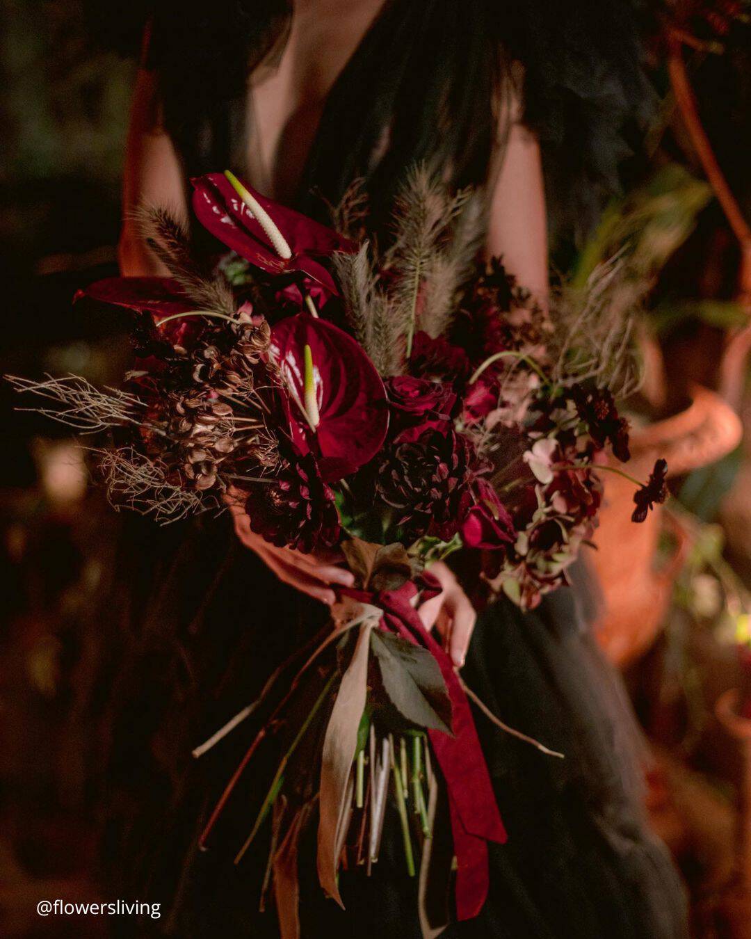 Rustic Winter Wedding Bouquets