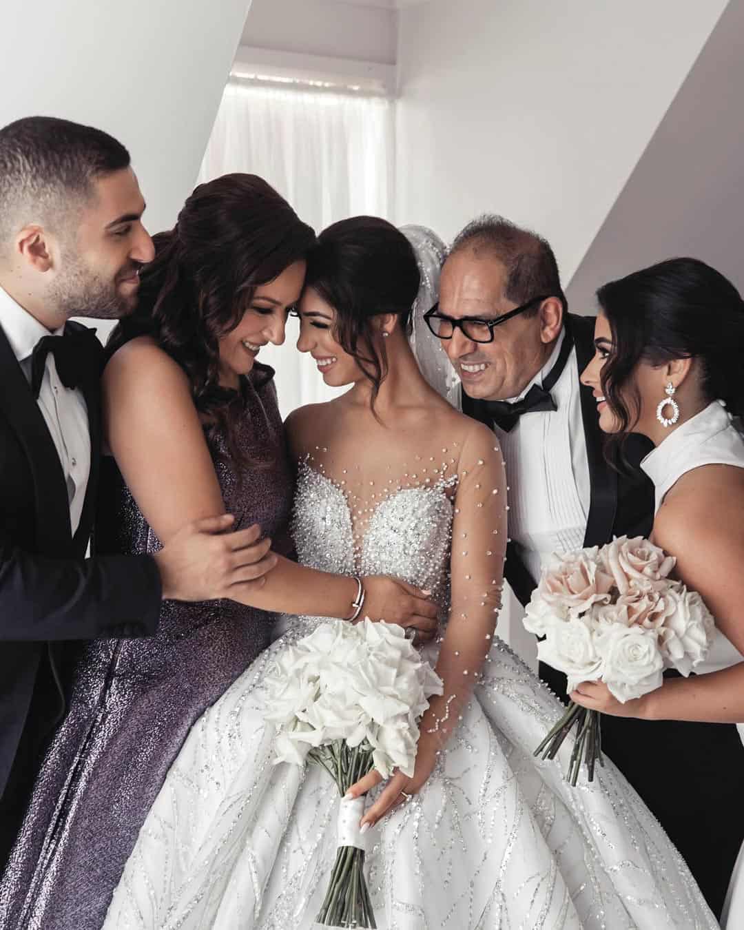 Grandparents with the couple