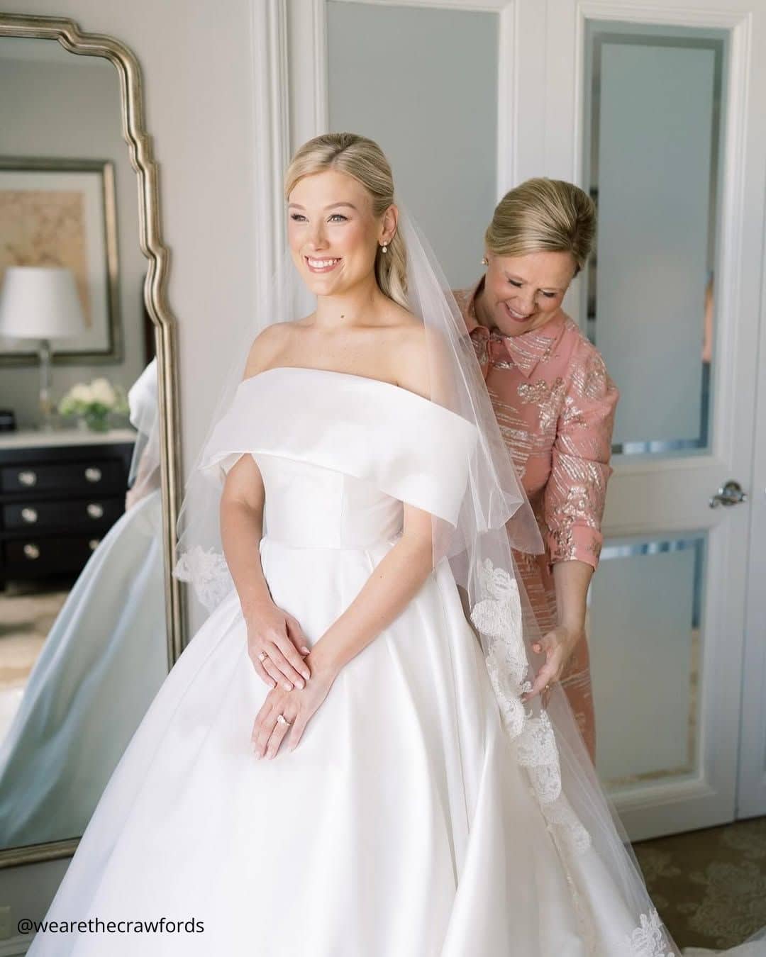 Bride with Parents, Individually and Together