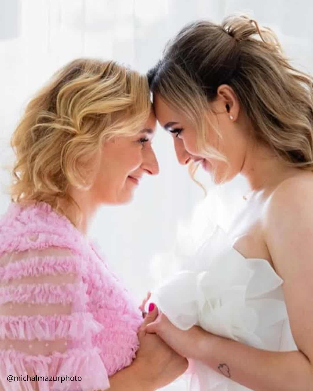 Bride with Parents, Individually and Together