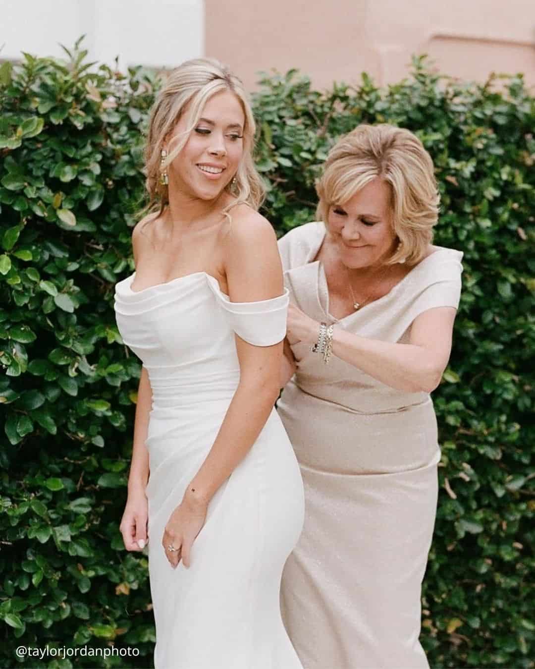 Bride with Parents, Individually and Together
