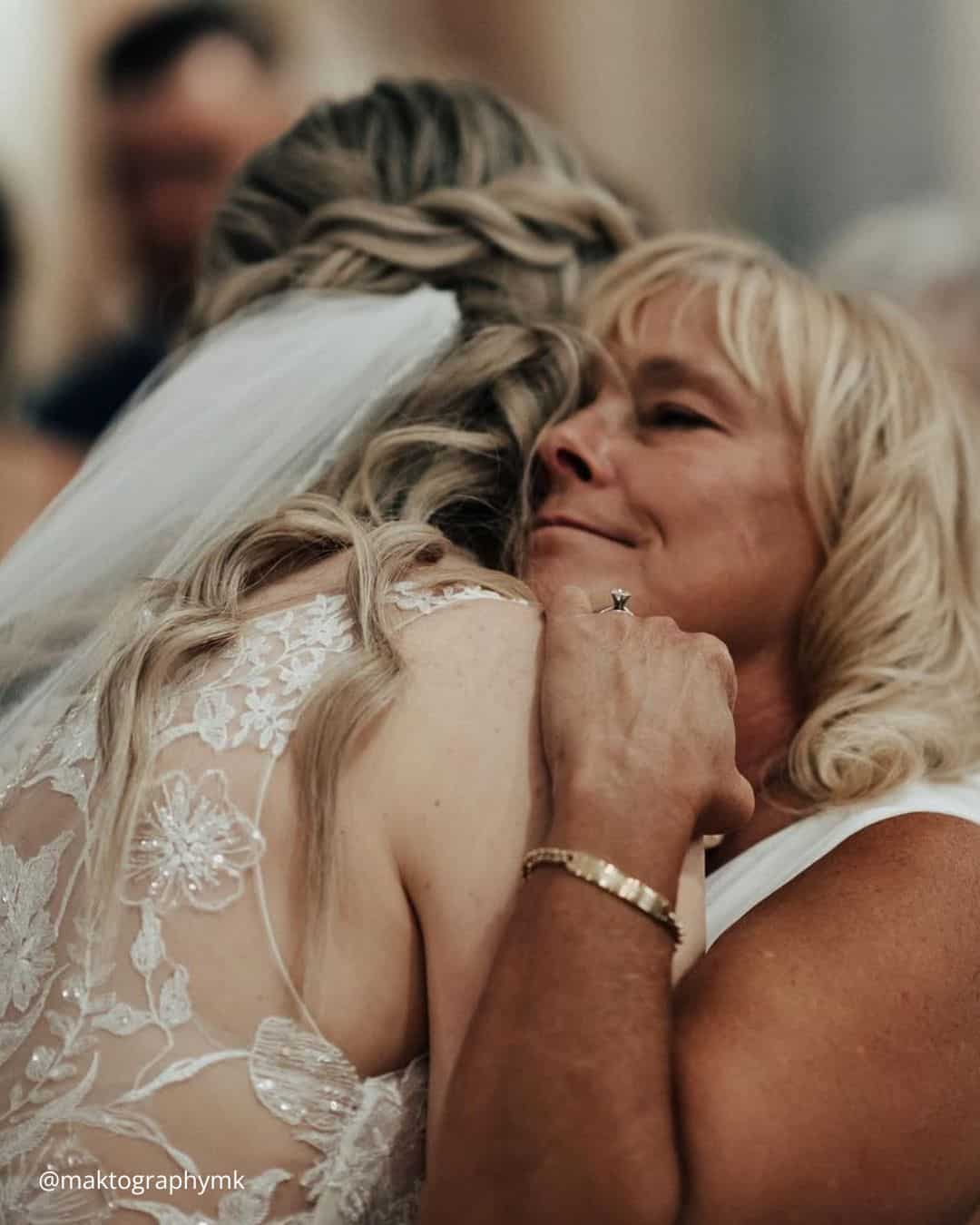 Bride with Parents, Individually and Together