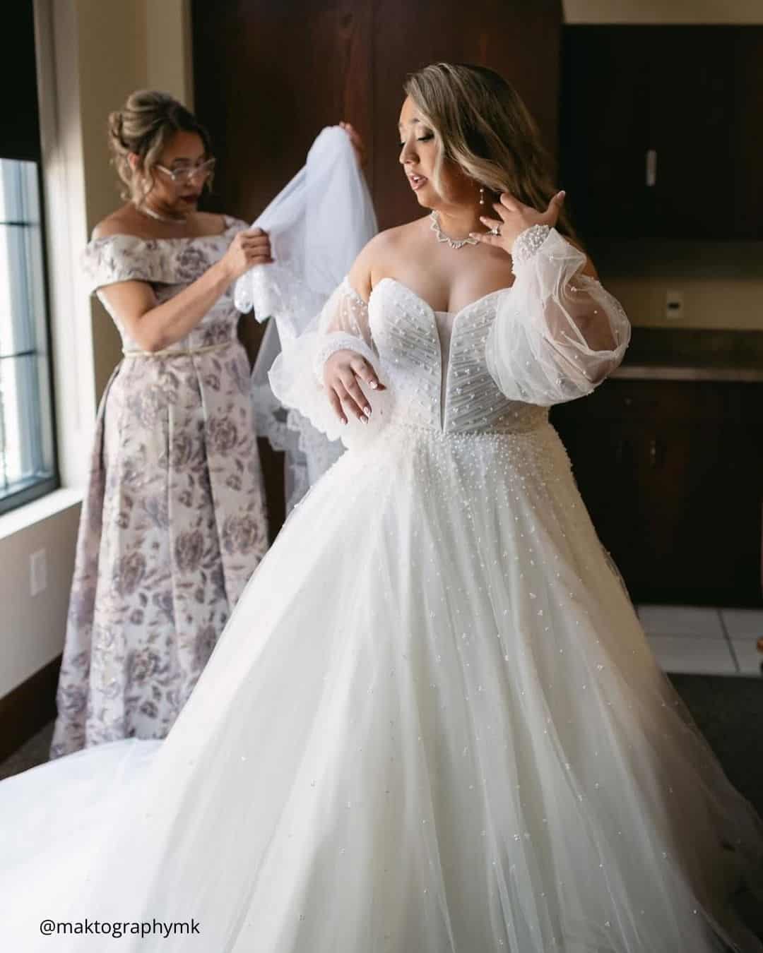 Bride with Parents, Individually and Together