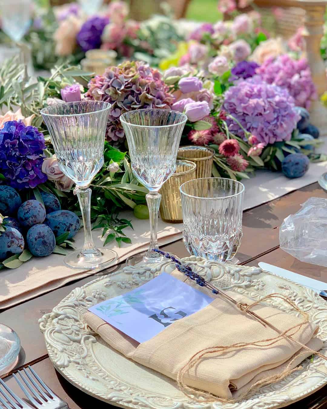 Wedding Table Setting Decor