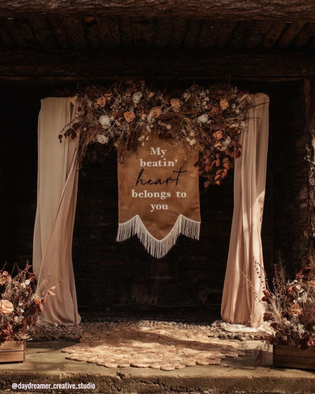 Bohemian Wedding Altars