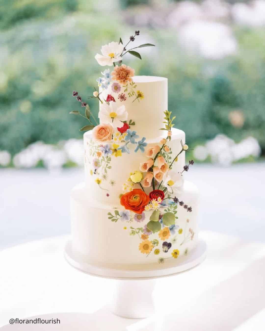 Wedding Cake Cookies Ideas