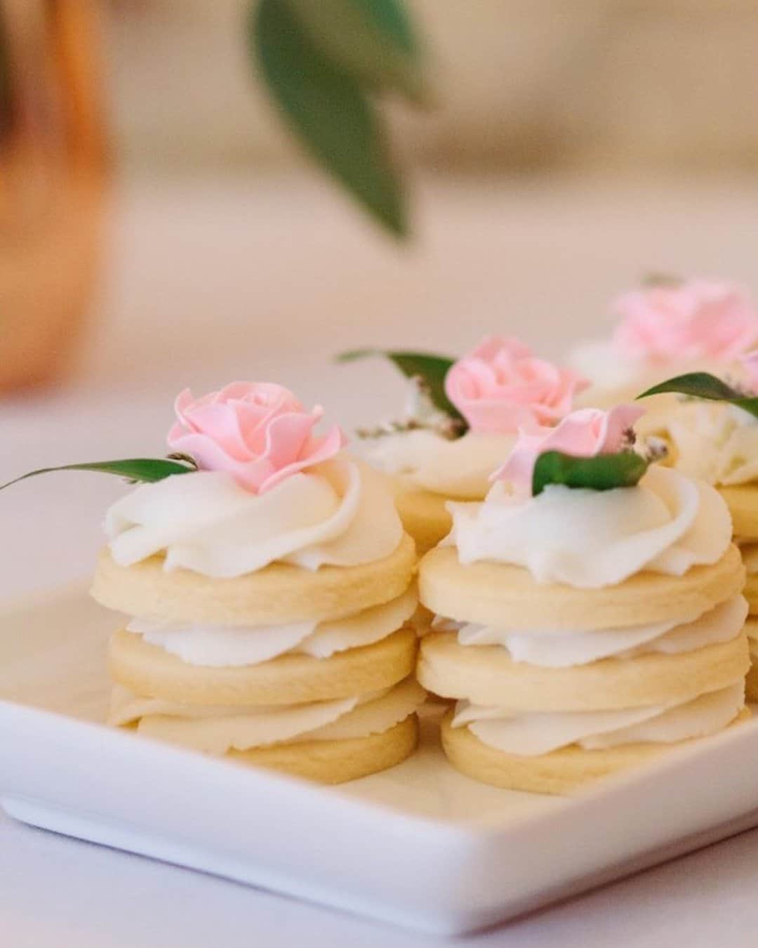 Wedding Cake Shaped Cookies