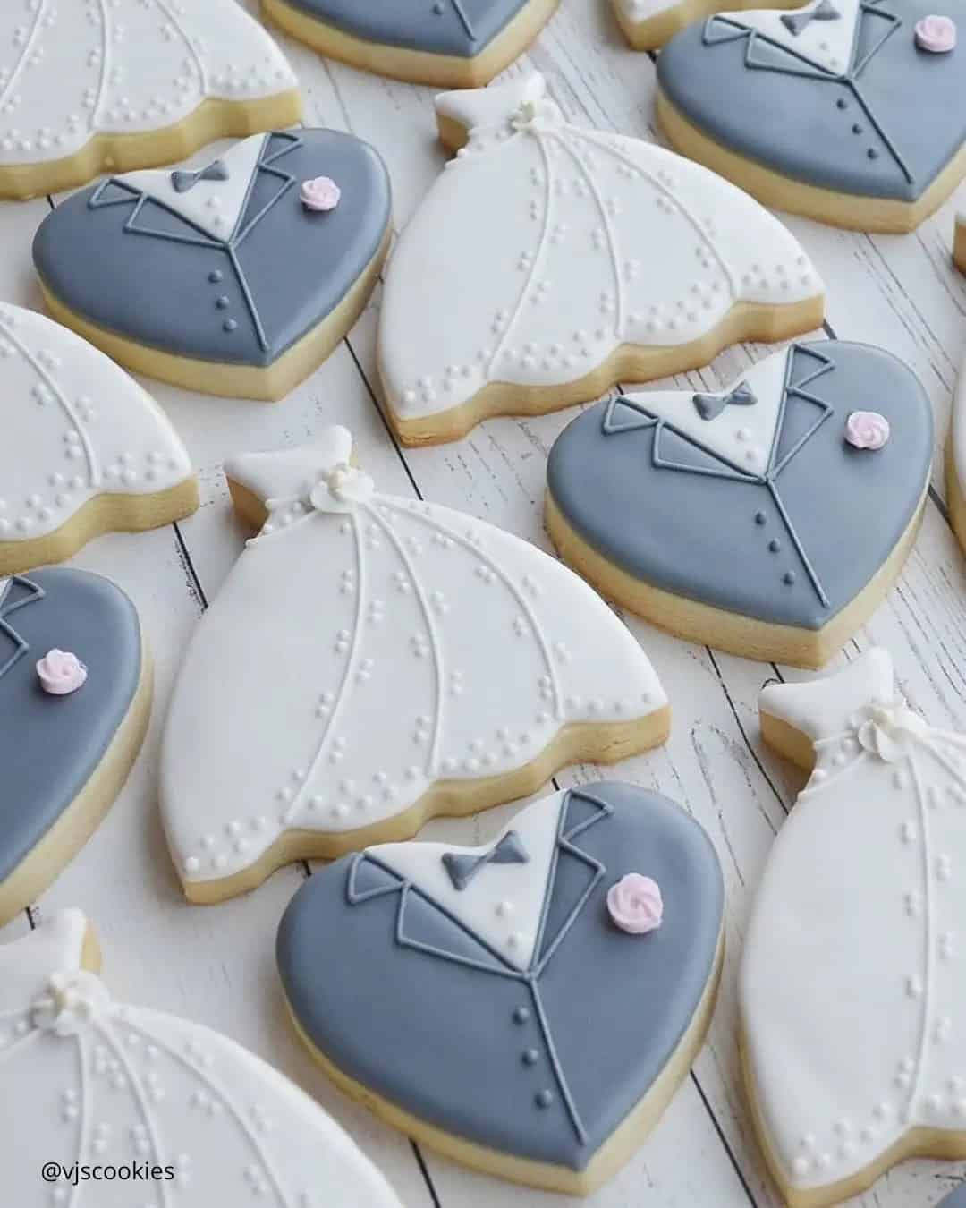 Diamond Rings Cookies For Wedding Party