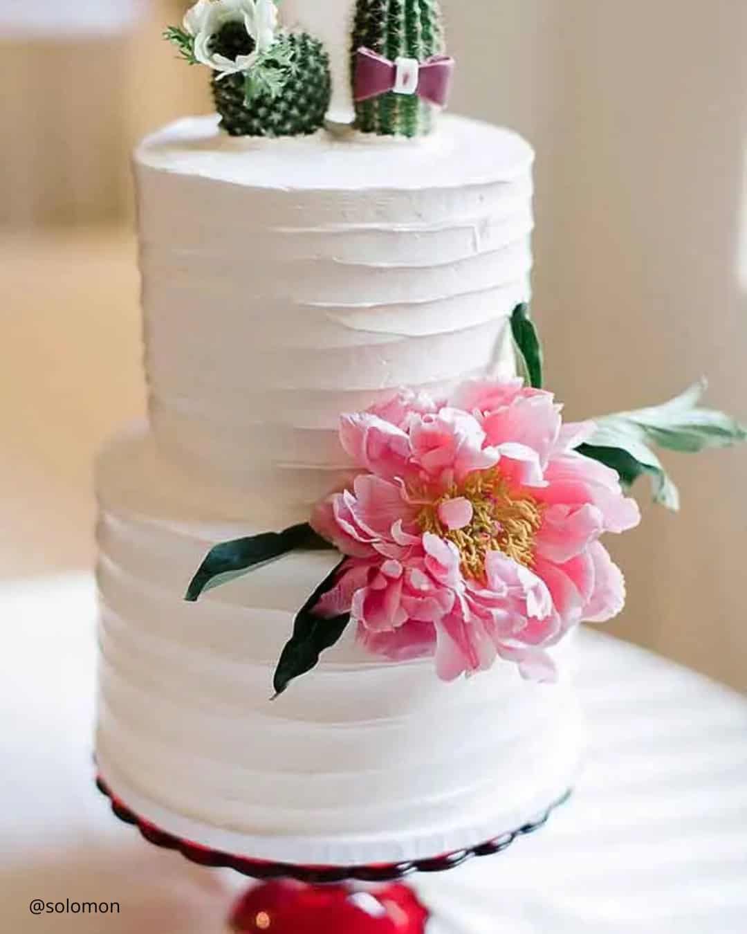 Mexican Themed Wedding Cakes With Cactus
