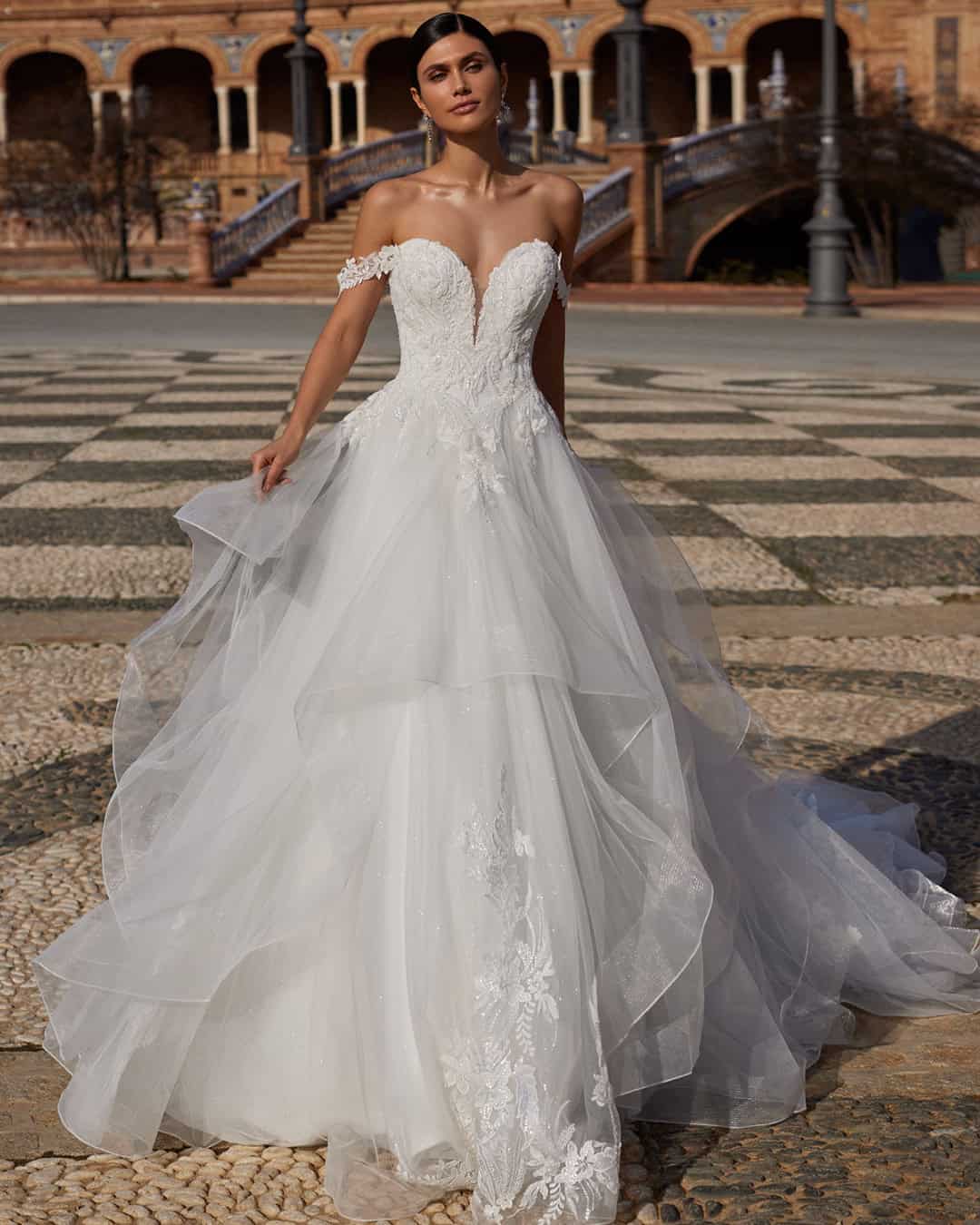 Off The Shoulder Bridal Gowns