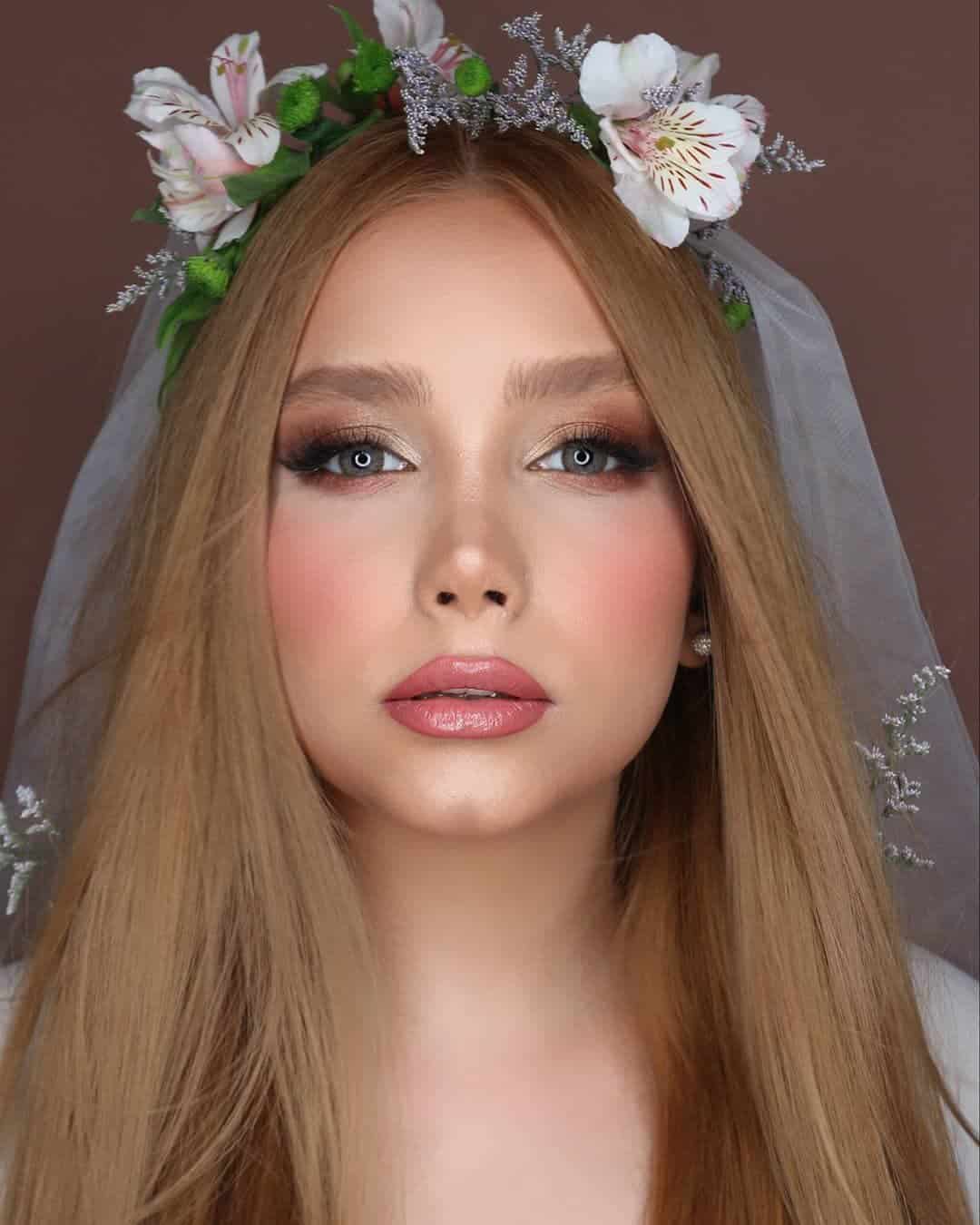 Makeup For Dark Haired Brides