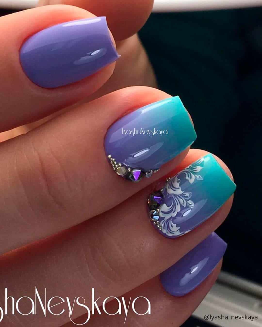 How To Do Simple Ombre Nail Design Step By Step