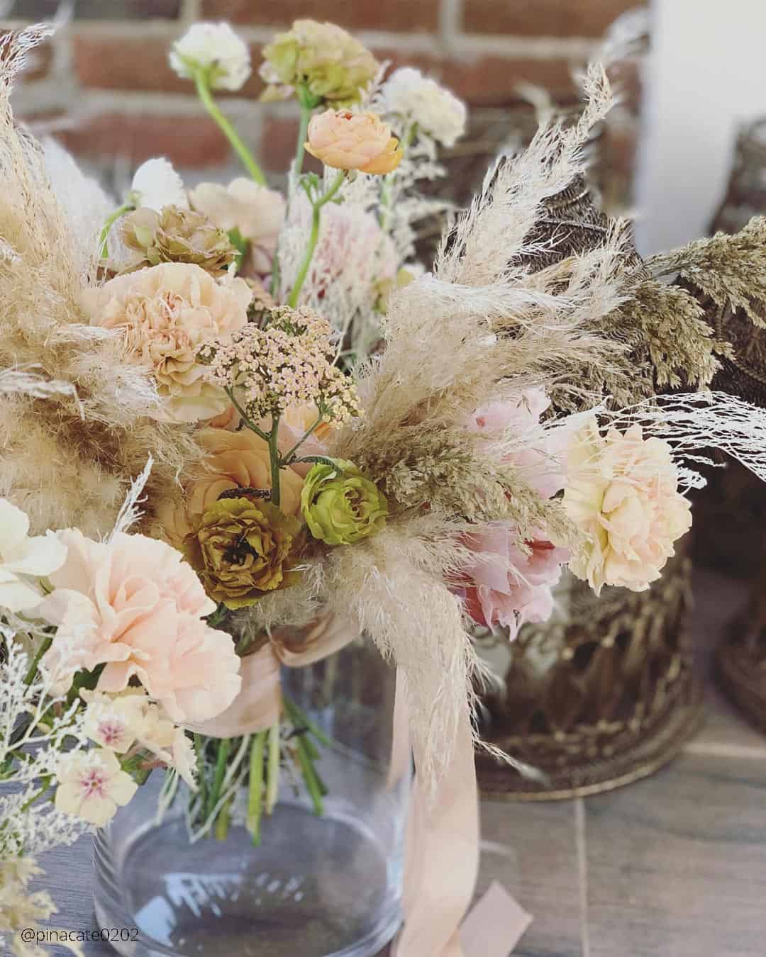 Cake Ideas With Pampas Grass