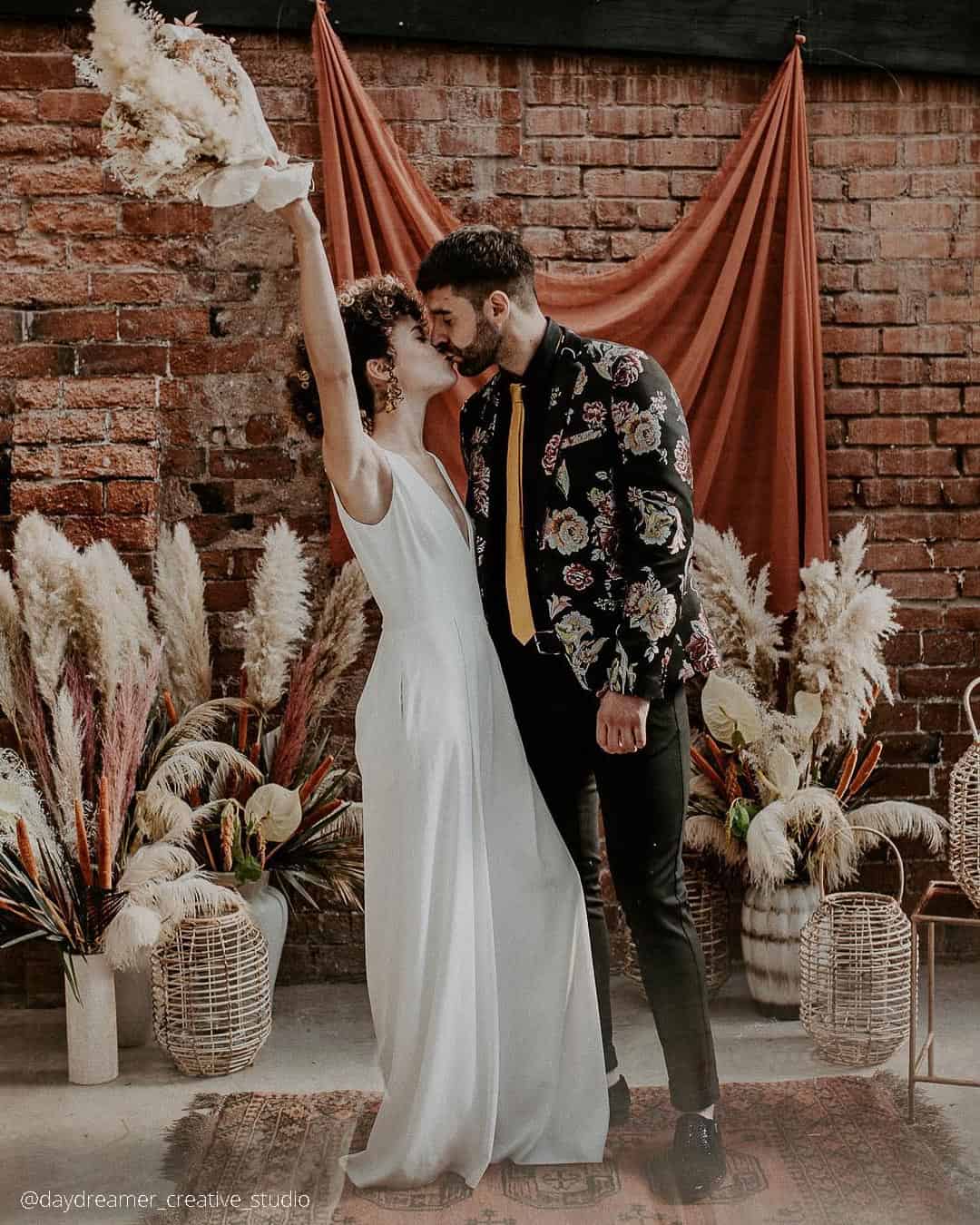 Pampas Grass wedding Arch