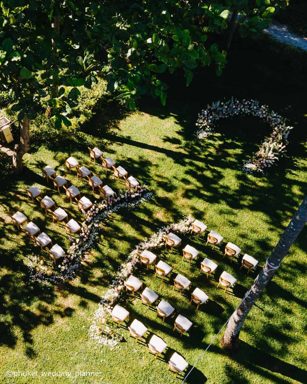 Ceremony Decorations For Park Wedding