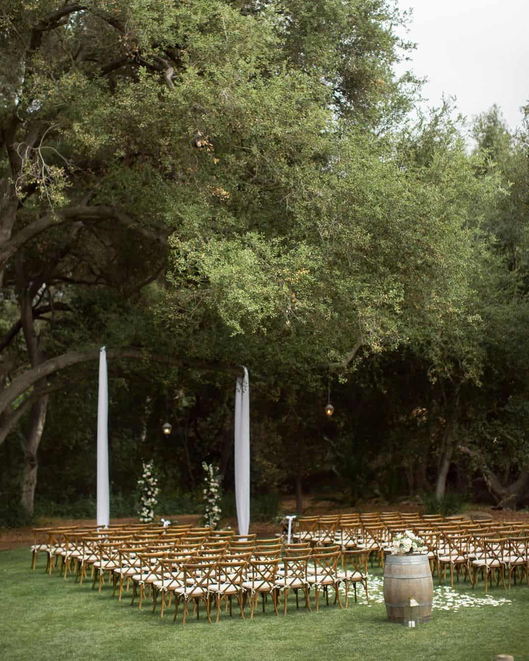 Ceremony Decorations For Park Wedding