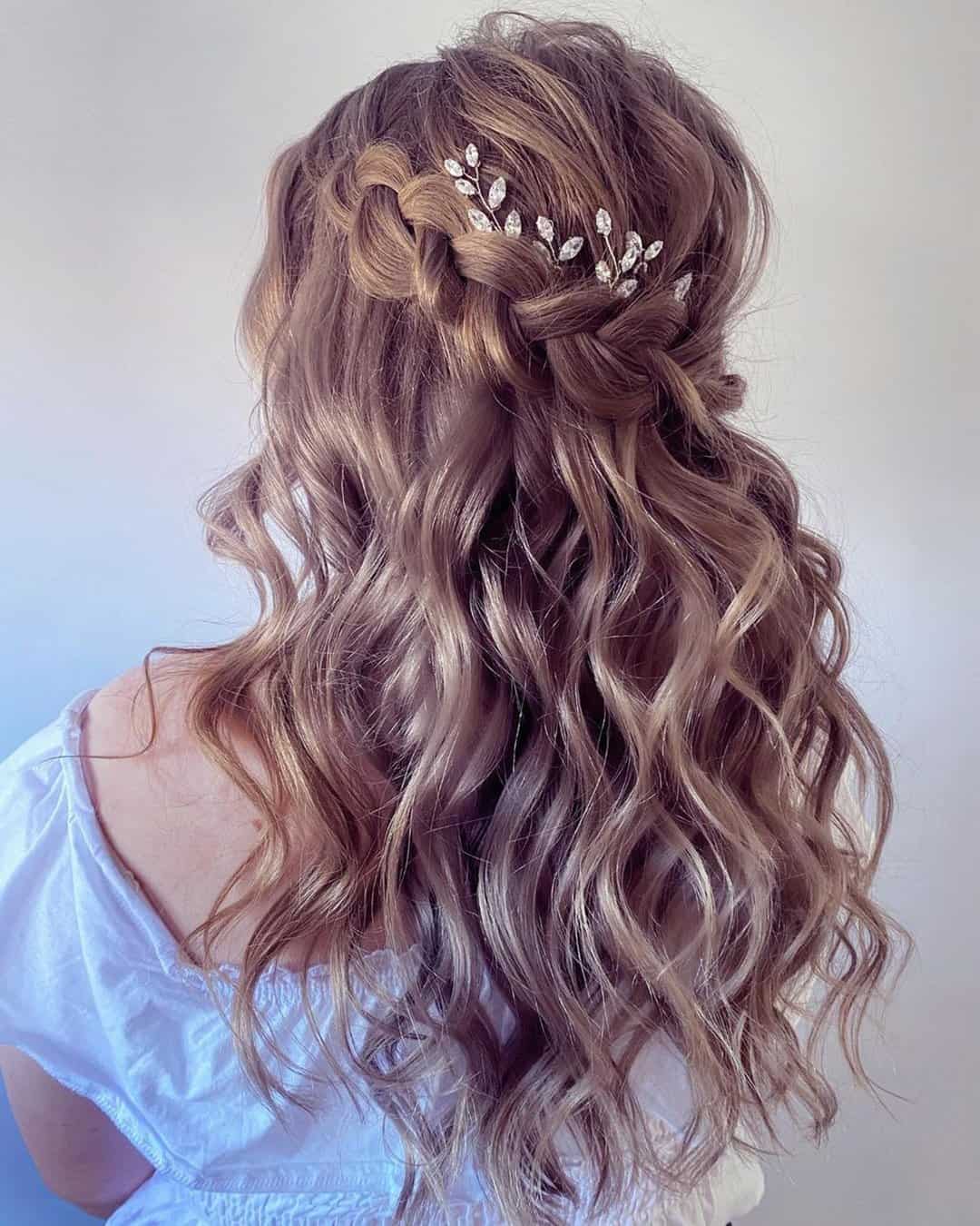 Loose Curls Hairstyles For Wedding