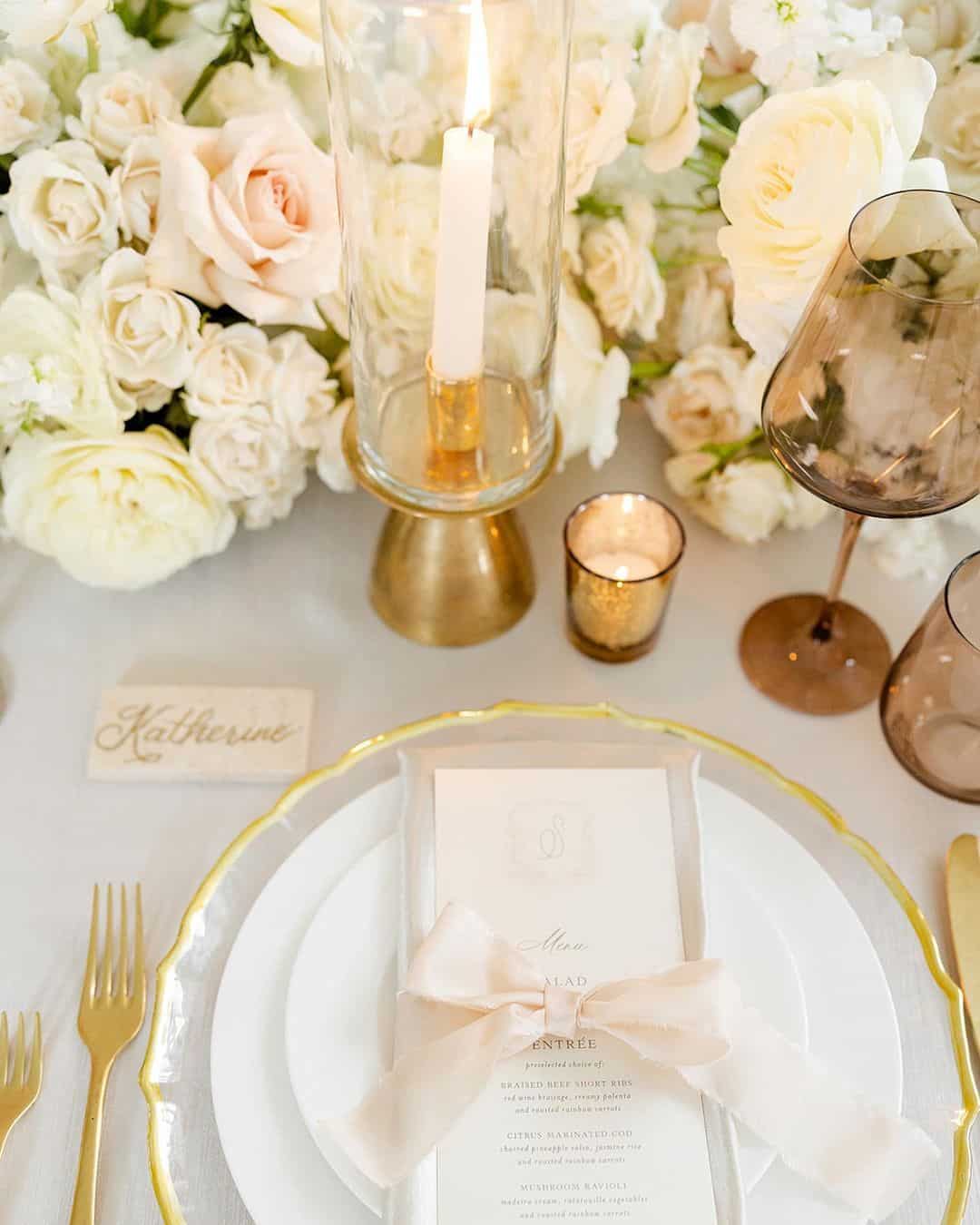 Bohemian Wedding Candle Decor