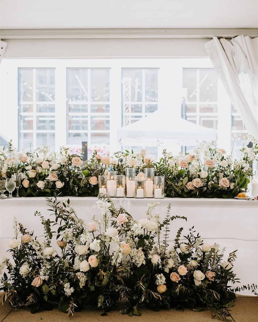 Bohemian Wedding Candle Decor