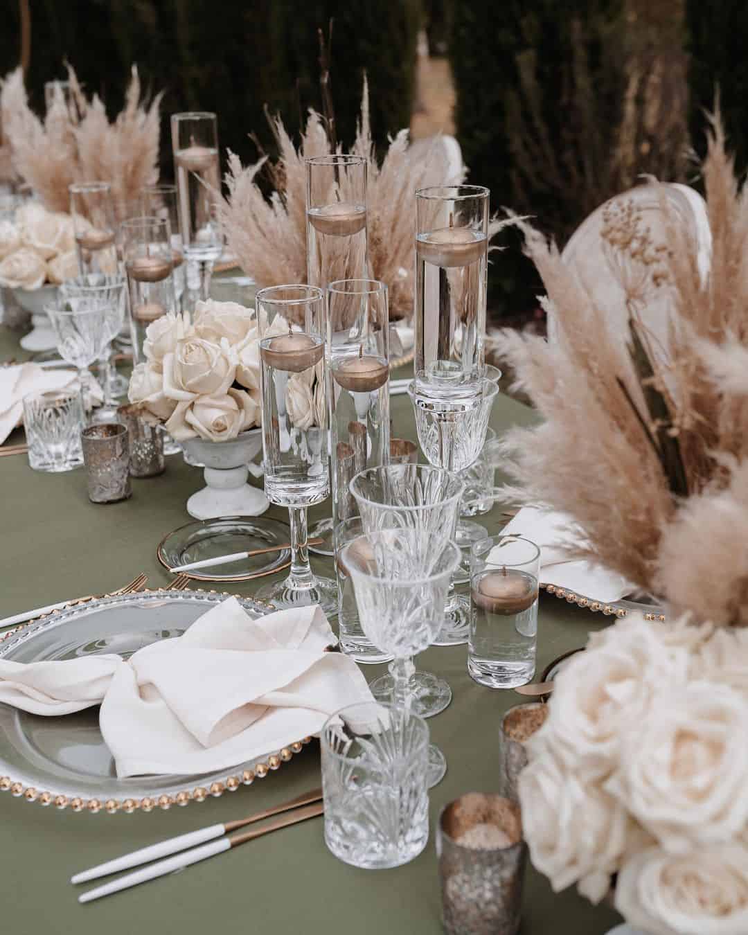 Rustic Wedding Candles Ideas