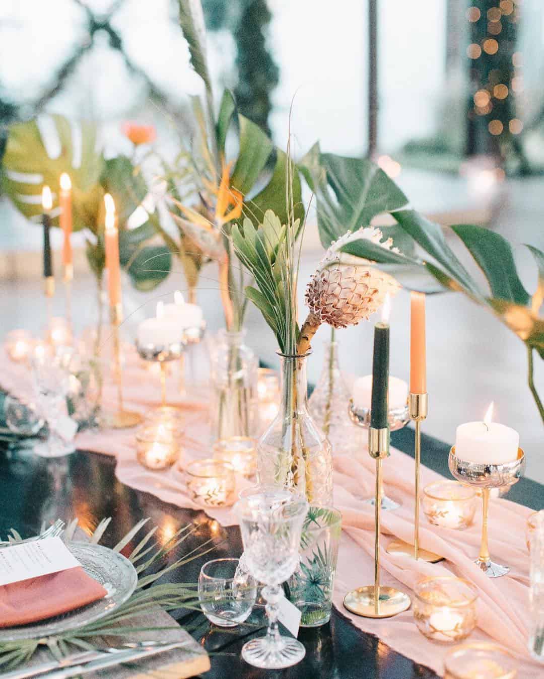 Rose Gold Chair Decorations