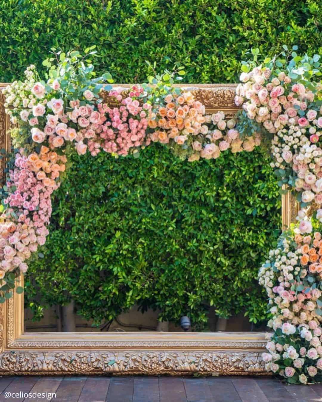 Rose Gold Wedding Arch Ideas