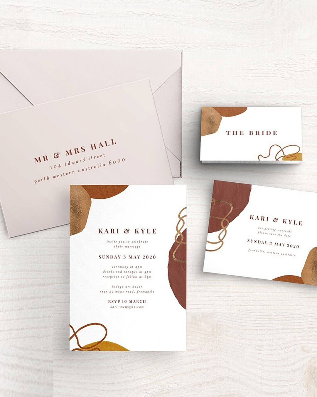 Modern Wedding Invitations