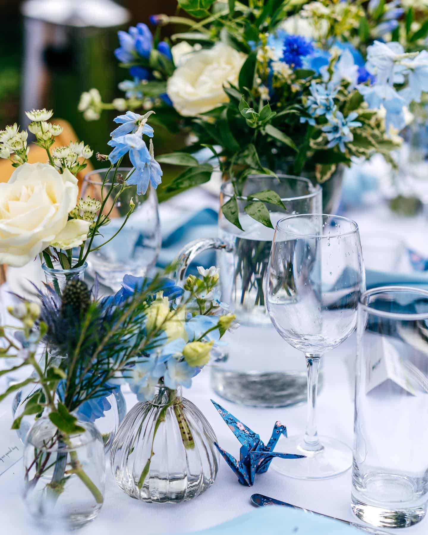 Potted Flowers As A Centerpiece