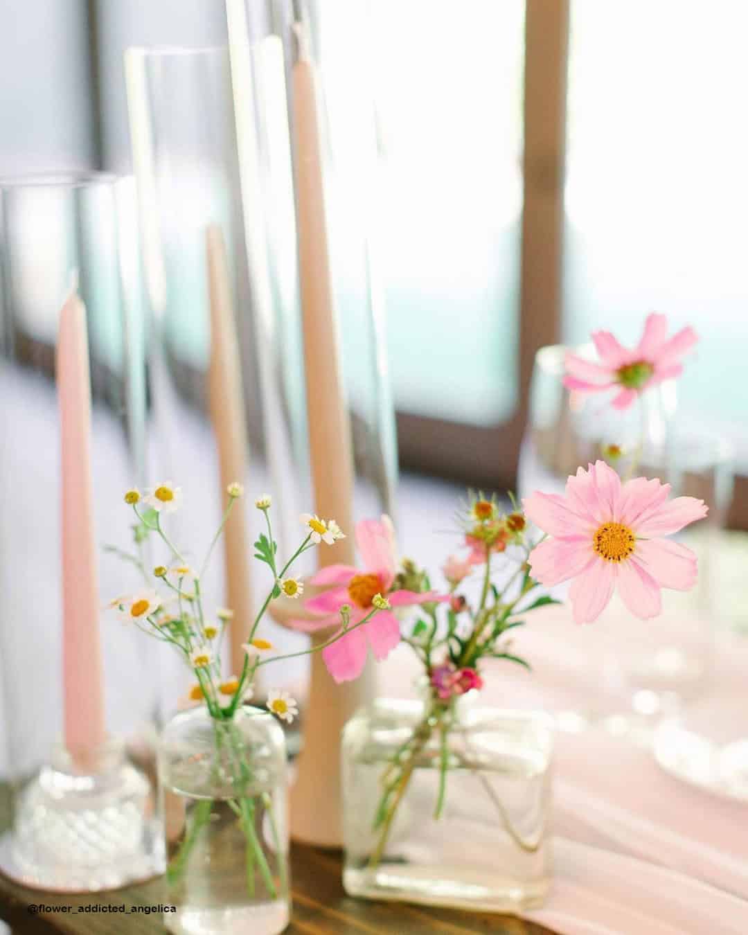 Bottles Wedding Centerpieces