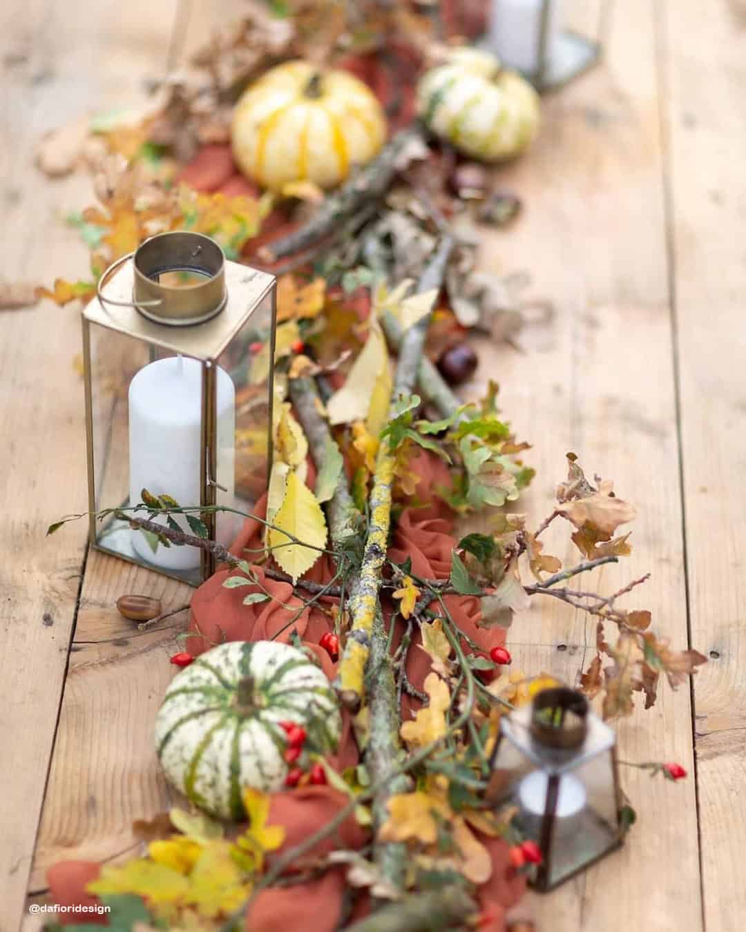 Lanterns Rustic Centerpieces