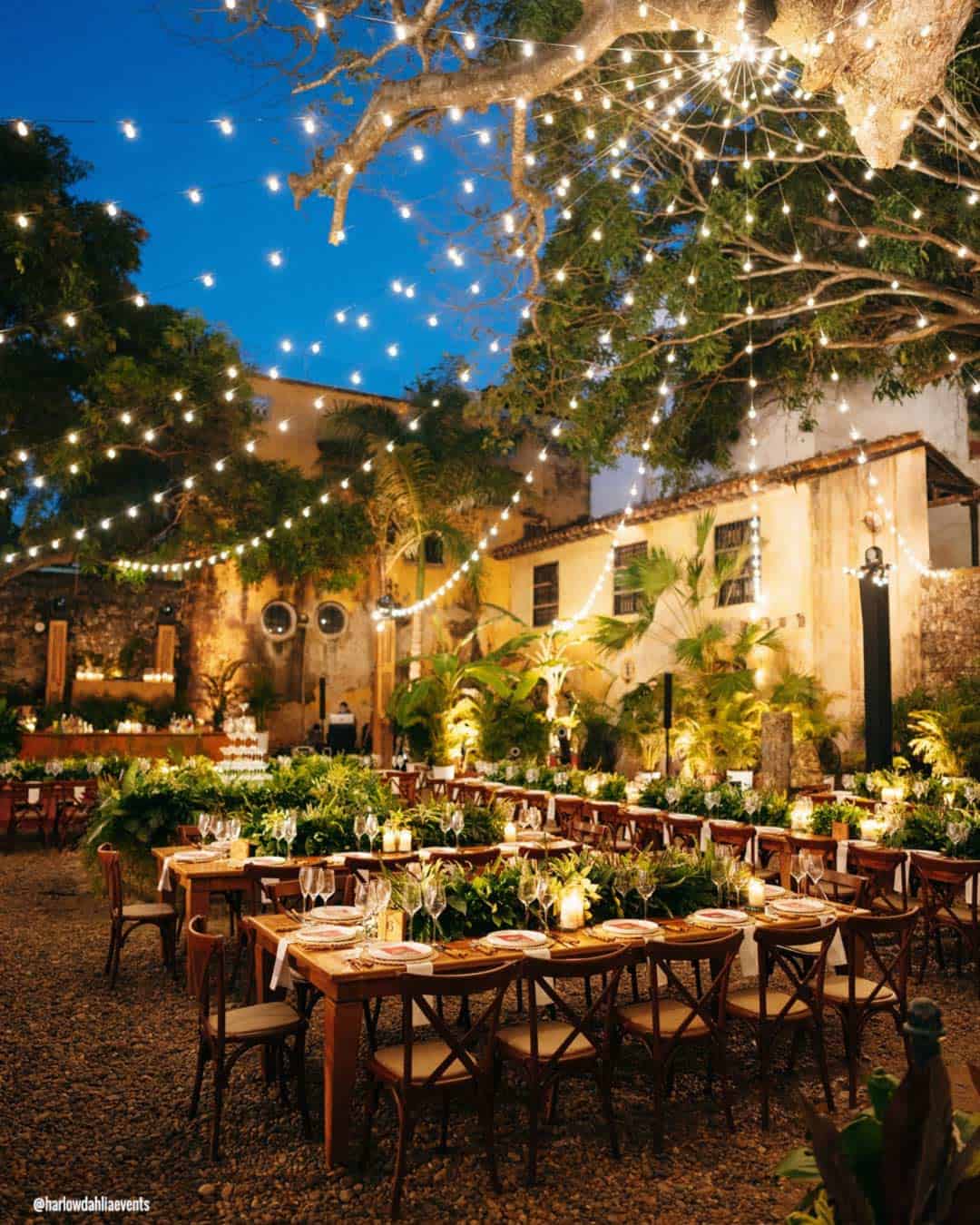 Rustic Cake Tables