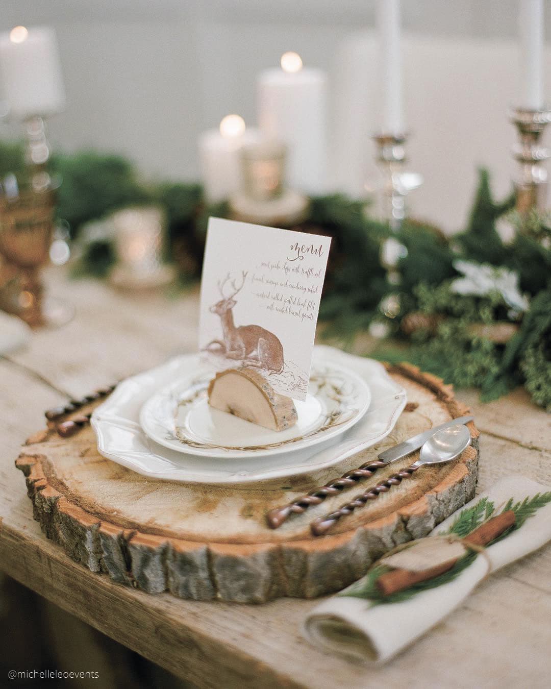 Wooden Slice – Budget Rustic Wedding Ideas