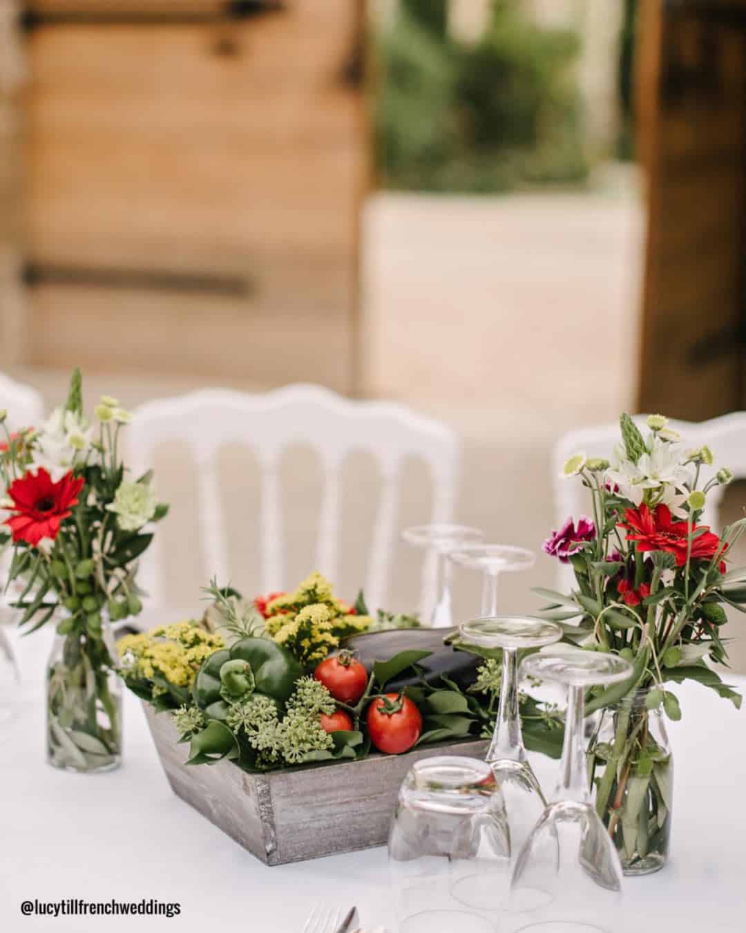 Bottles Rustic Centerpieces