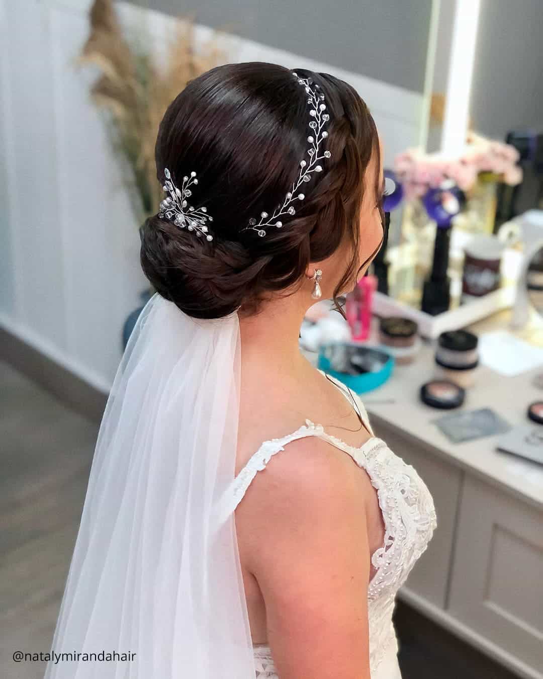 Rustic Wedding Hairstyles With Veil