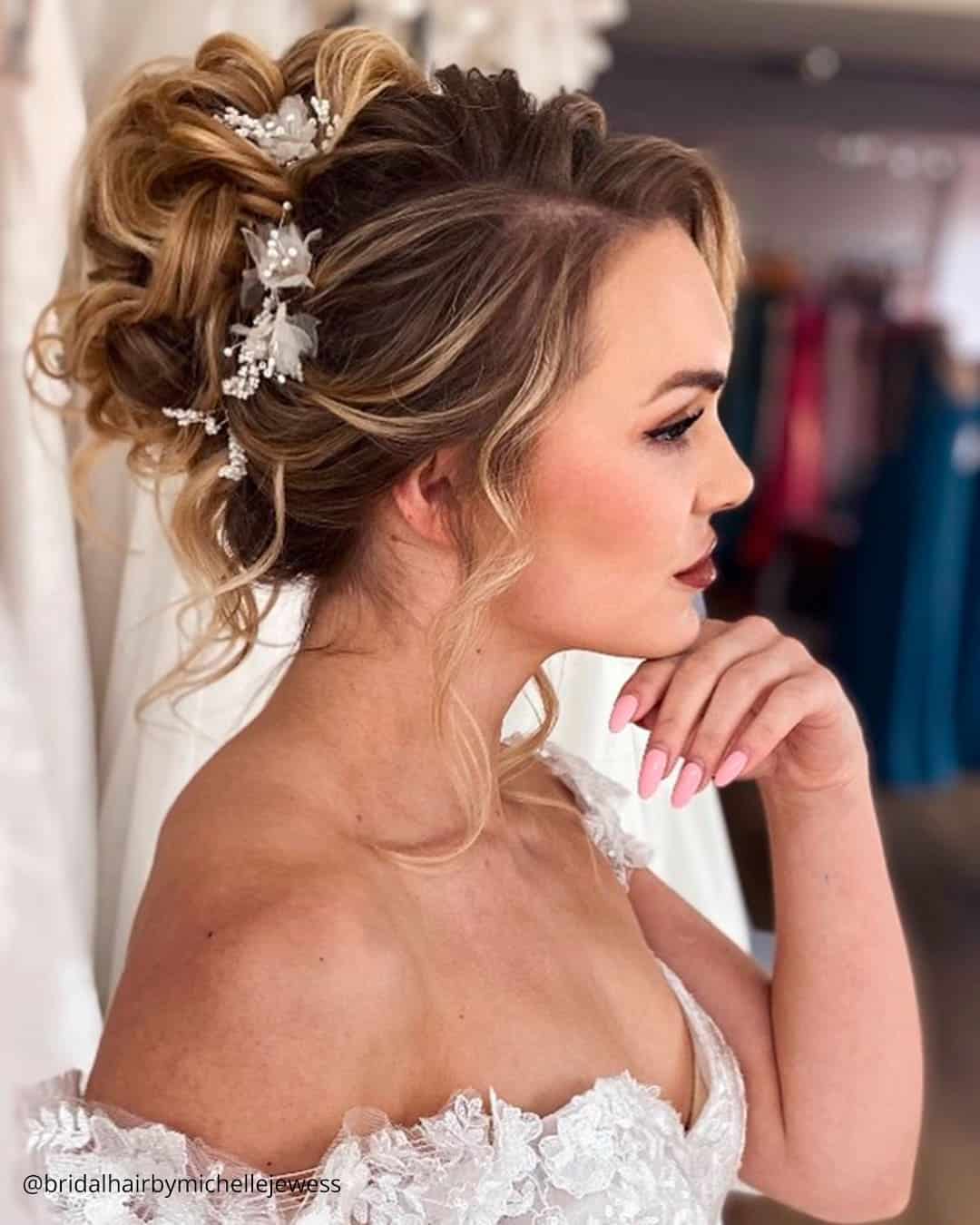 Rustic Wedding Hairstyles for Short Hair
