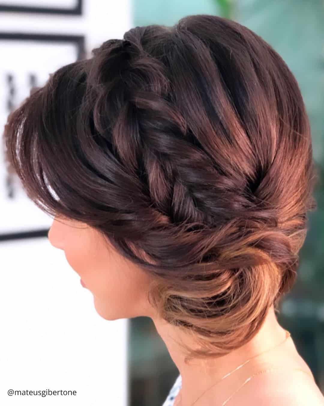 Rustic Wedding Hair with Flowers
