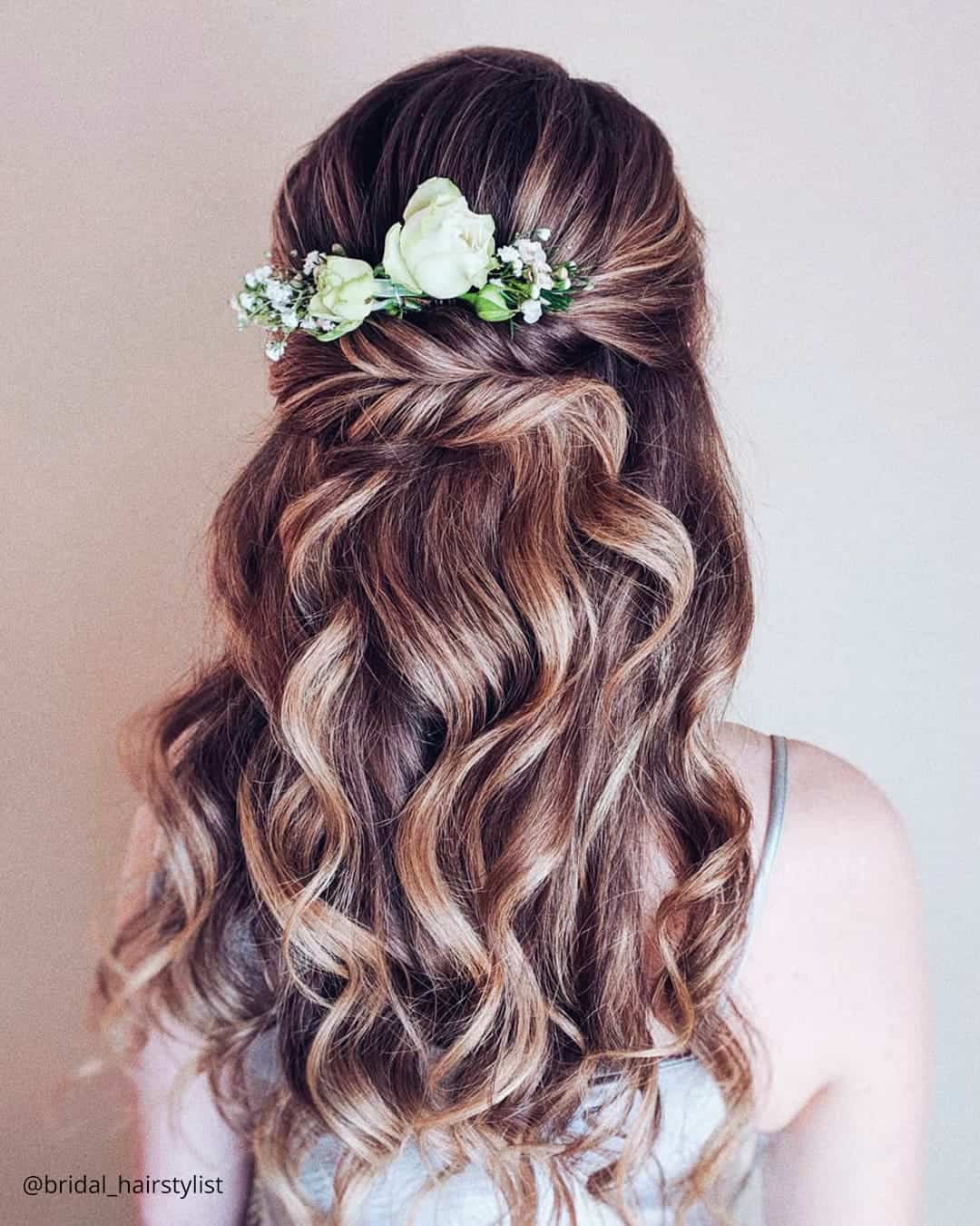 Rustic Wedding Hairstyles for Bridesmaids