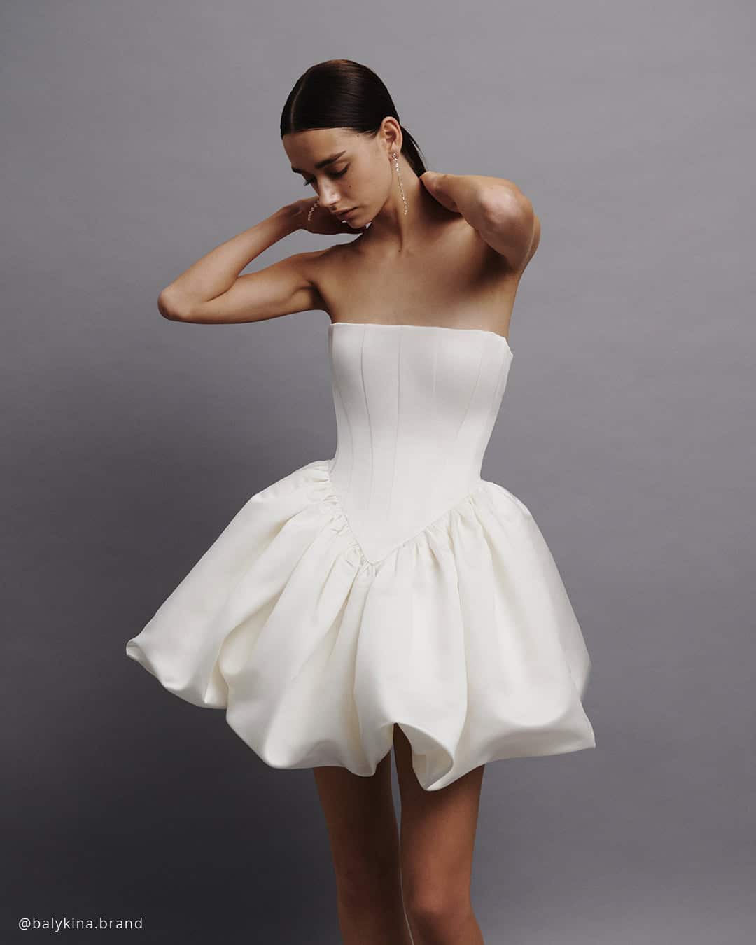 Bubble Hem Wedding Dresses