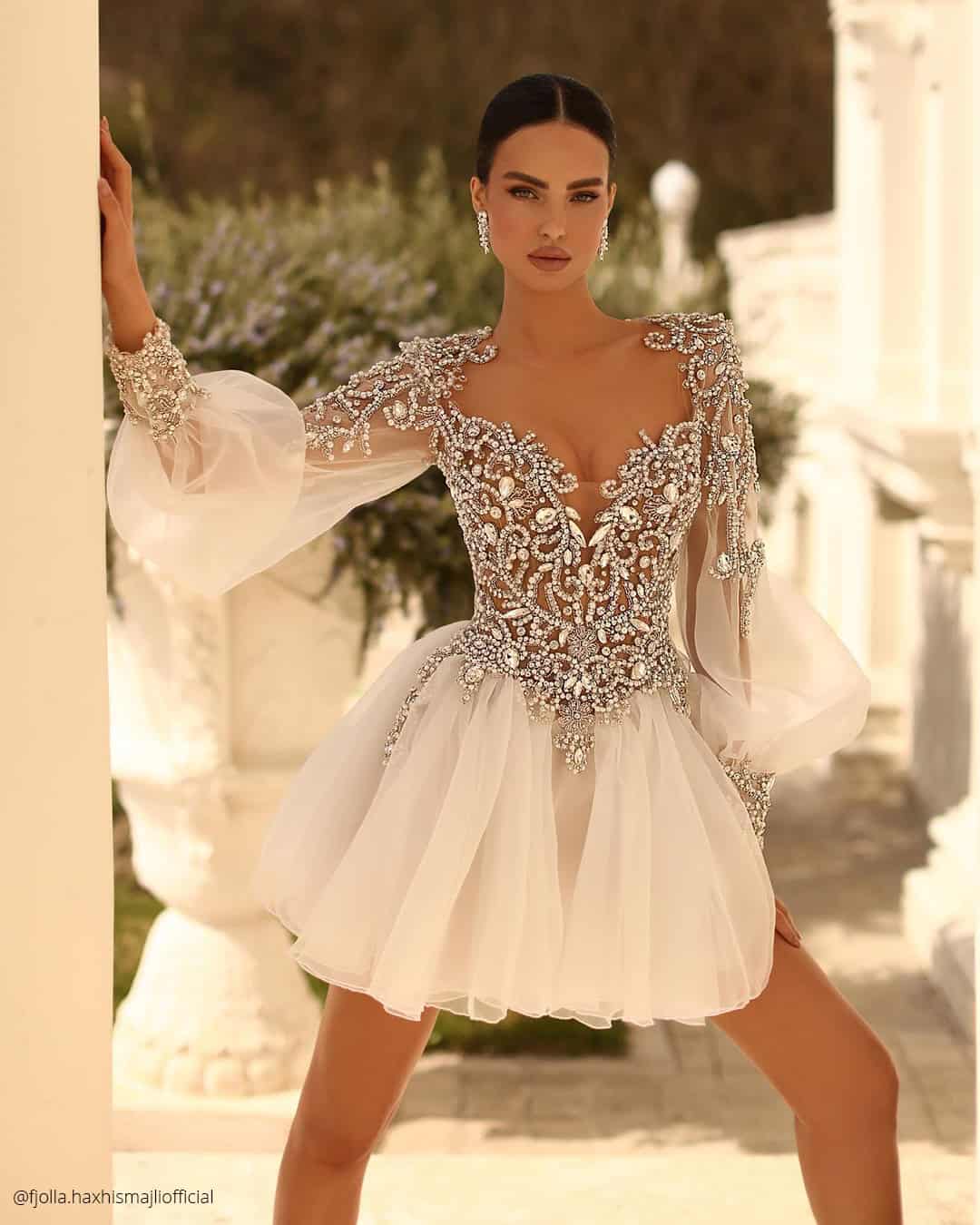 Short White Wedding Dresses