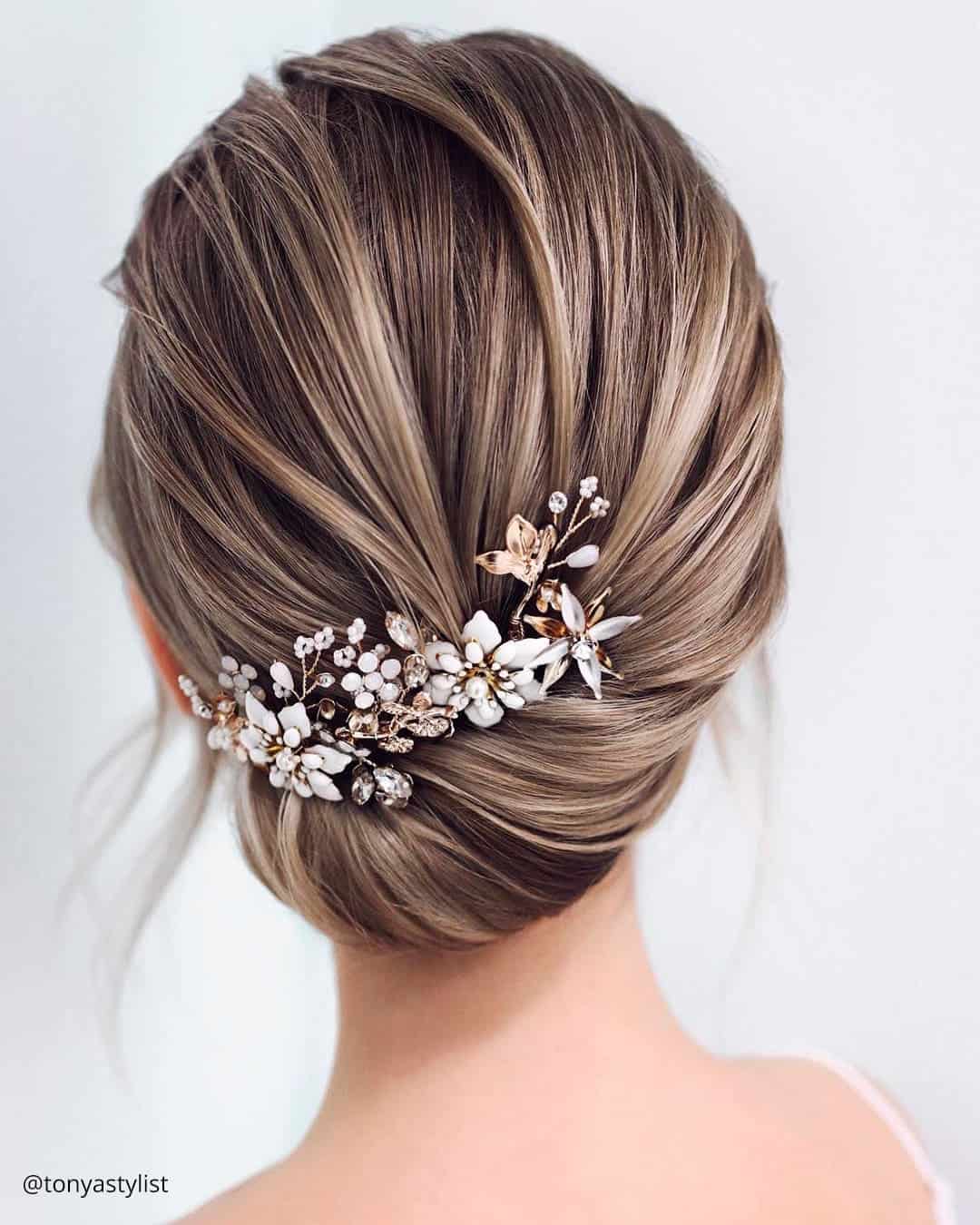 Wedding Updo Hairstyles For Short Hair