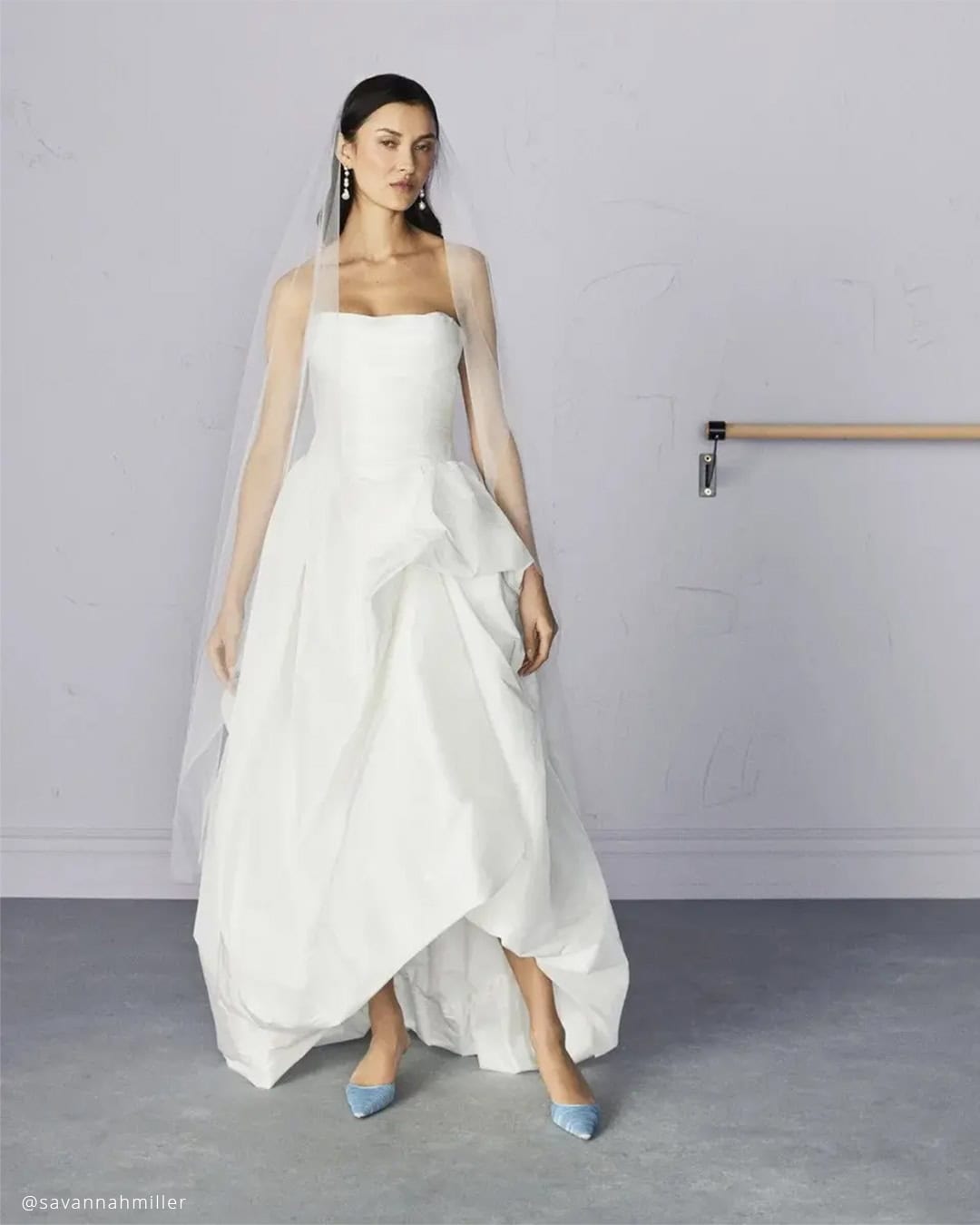 Bubble Hem Simple Wedding Dresses