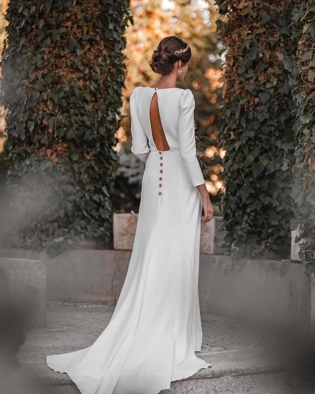 Vintage Simple Elegant Wedding Dresses