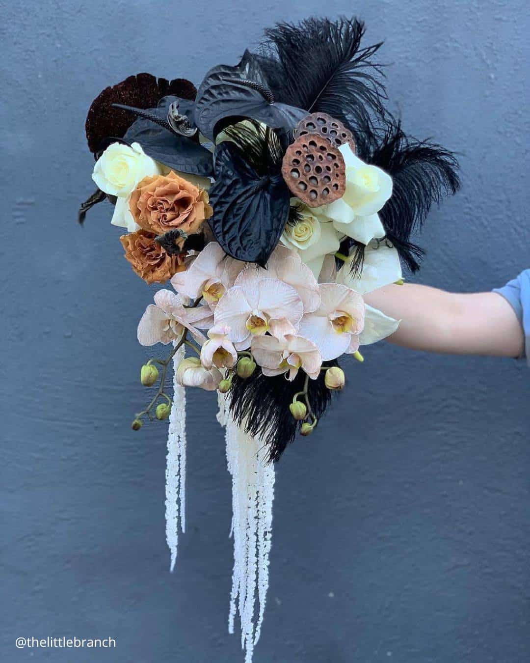 Bouquets In A Boho Style