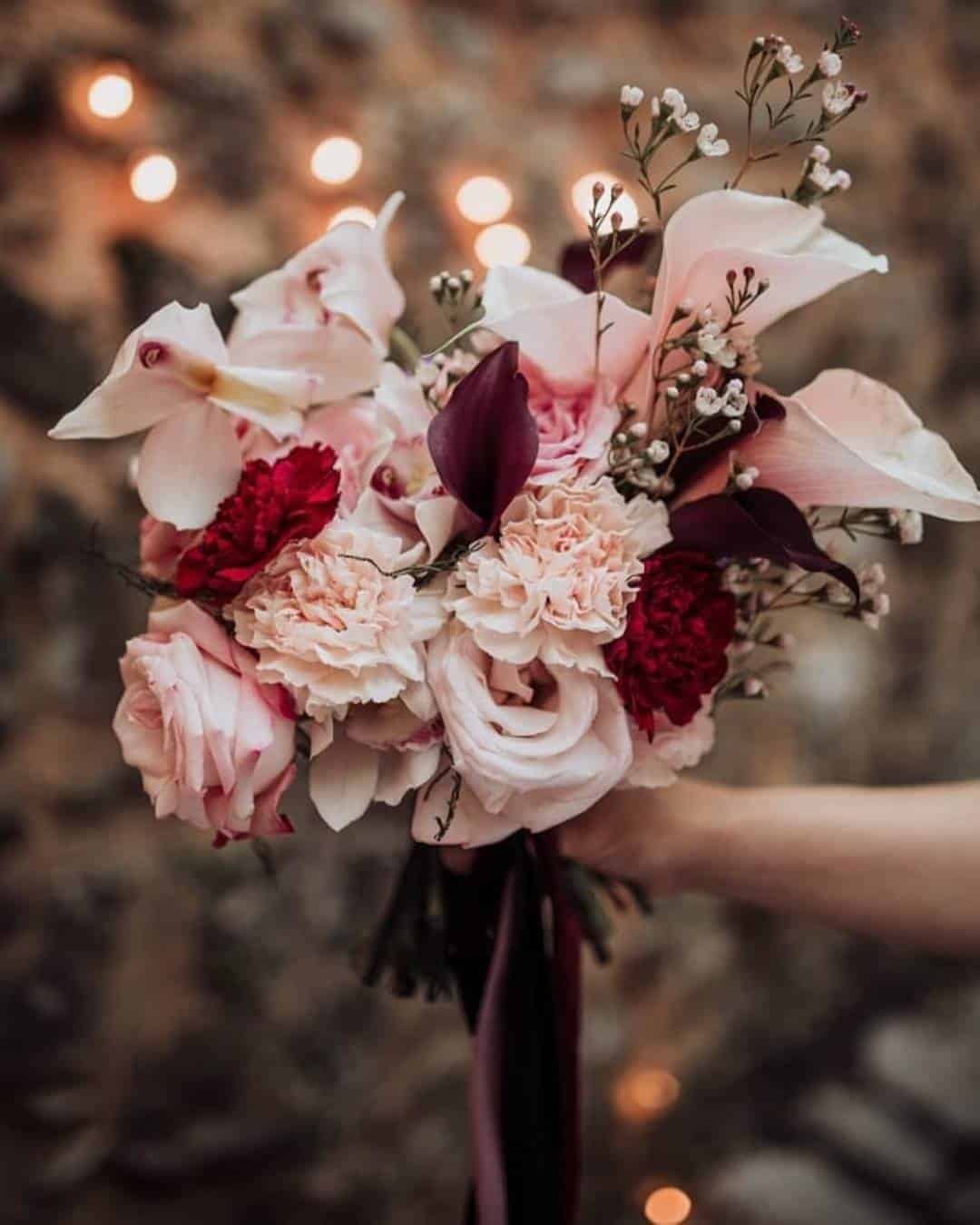 Bouquets In A Boho Style