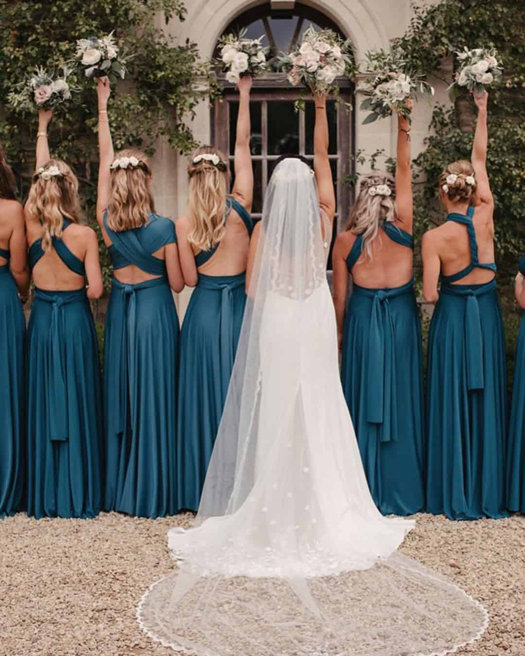 Pale Blue Bridesmaid Dresses
